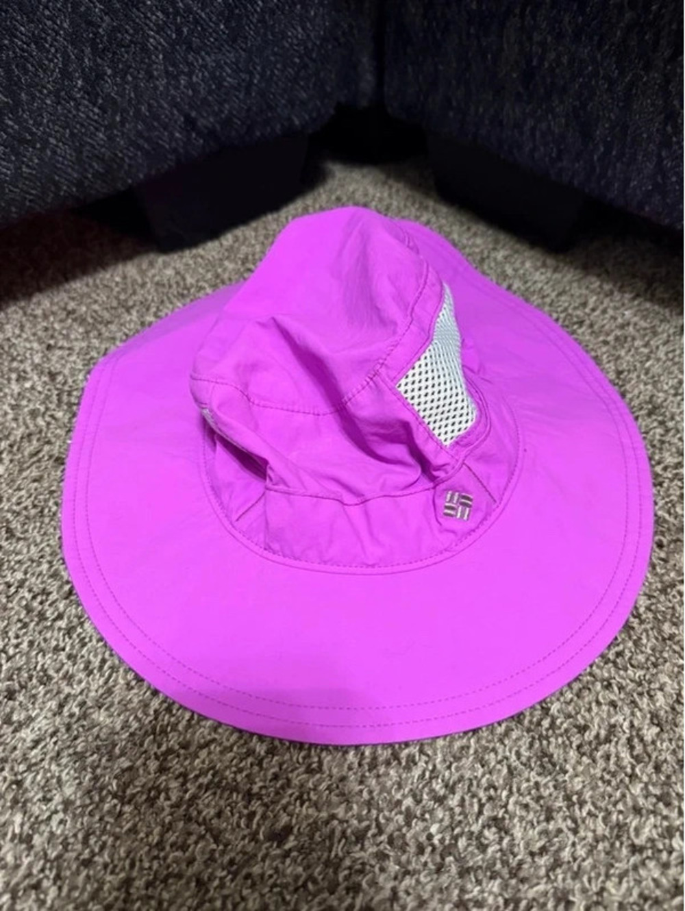 Columbia Youth Omni-Shade Pink Booney Sun Hat Wide Brim
